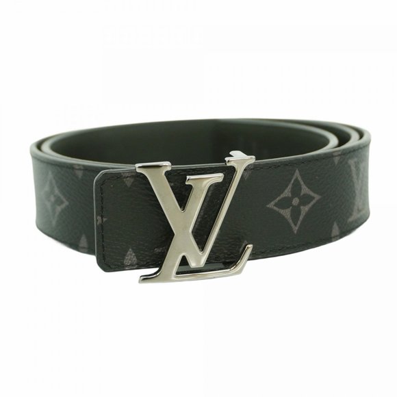 Louis Vuitton Monogram Eclipse Belt with LV Initials, 35mm, Reversible, Black... - Picture 1 of 8